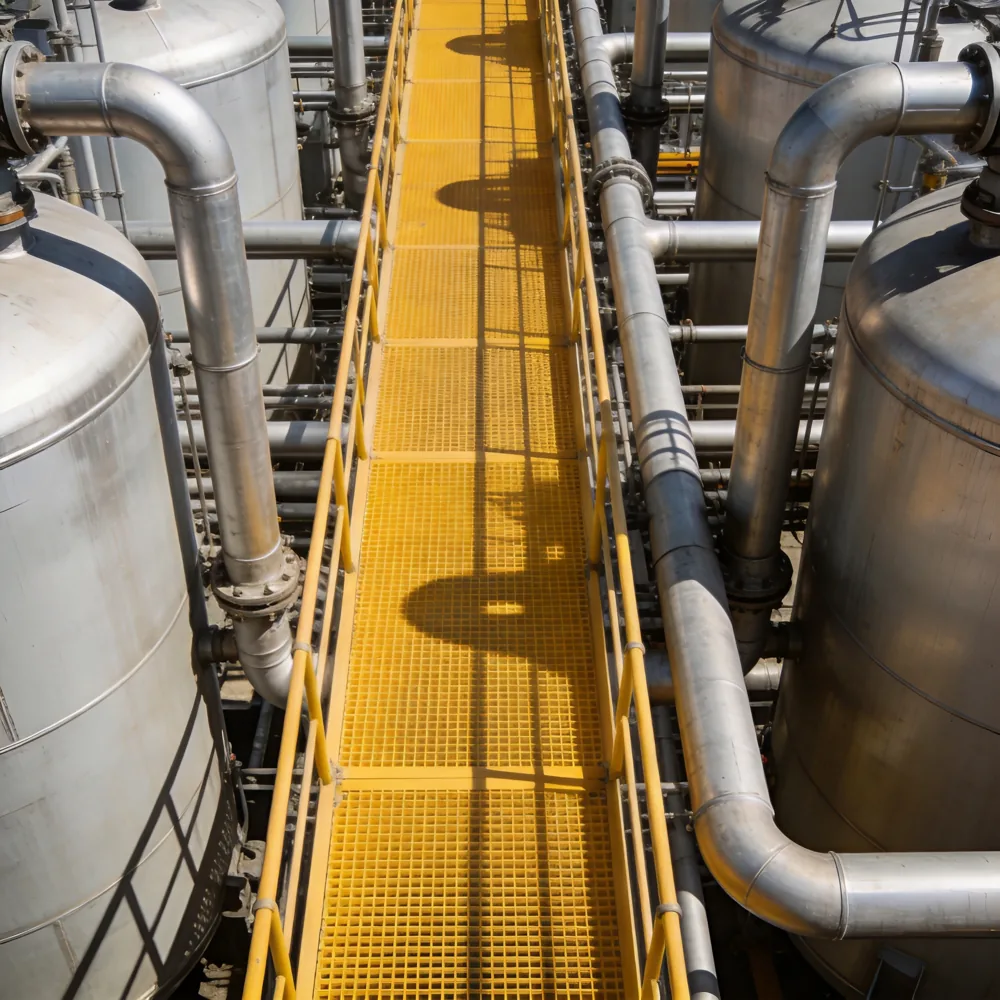 Grating for Chemical Plants
